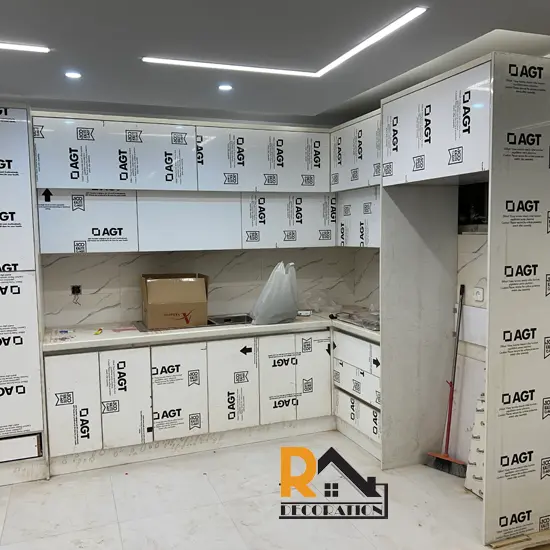 انواع کابینت دو پله
