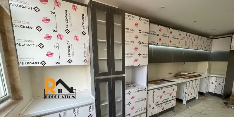 انواع روکش در کابینت هایگلس