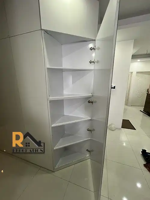 انواع کمد دیواری بر اساس نوع درب