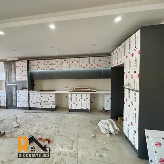 قیمت و اجرت نصب کابینت هایگلاس مات